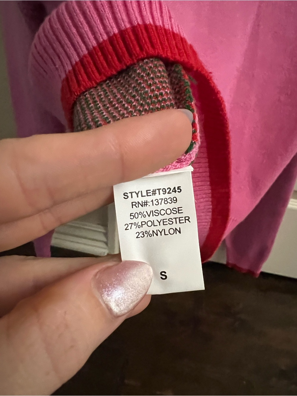 NWOT Luna Ivy Strawberry Sweater - Picture 6 of 6